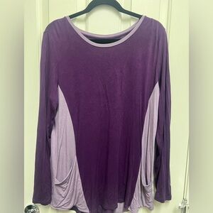 Purple Long Sleeve Women's Top